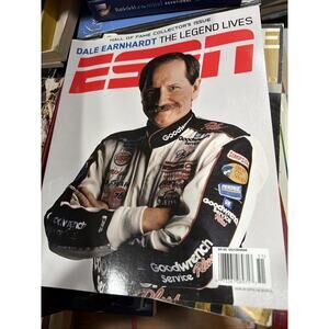 APRIL 2010 ESPN MAGAZINE DALE EARNHARDT COVER LEGENDS COLLECTOR'S ISSUE